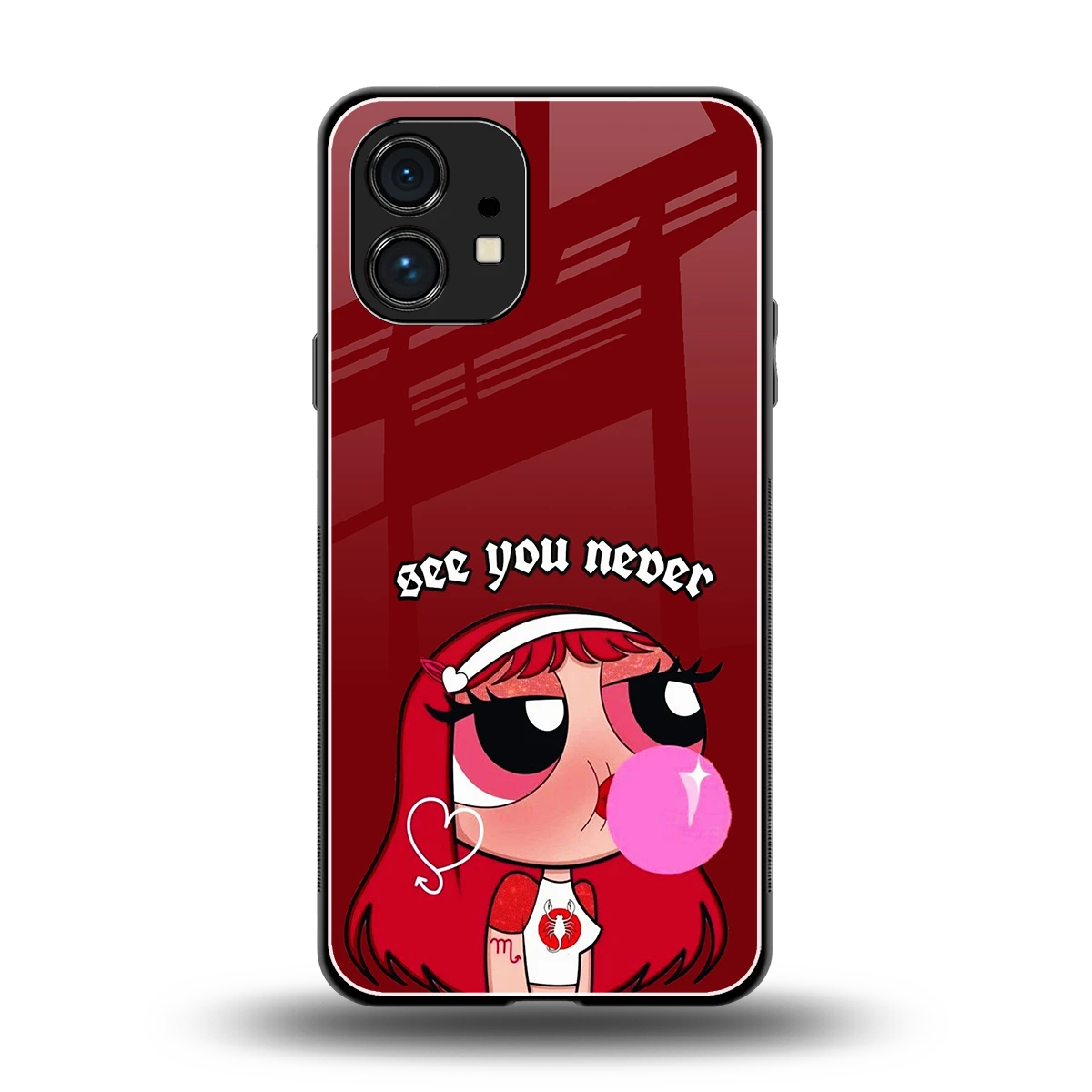 See You Never back phone cover | glass case for nothing phone 1