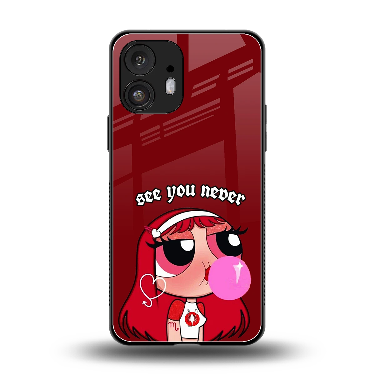 See You Never back phone cover | glass case for nothing phone 2