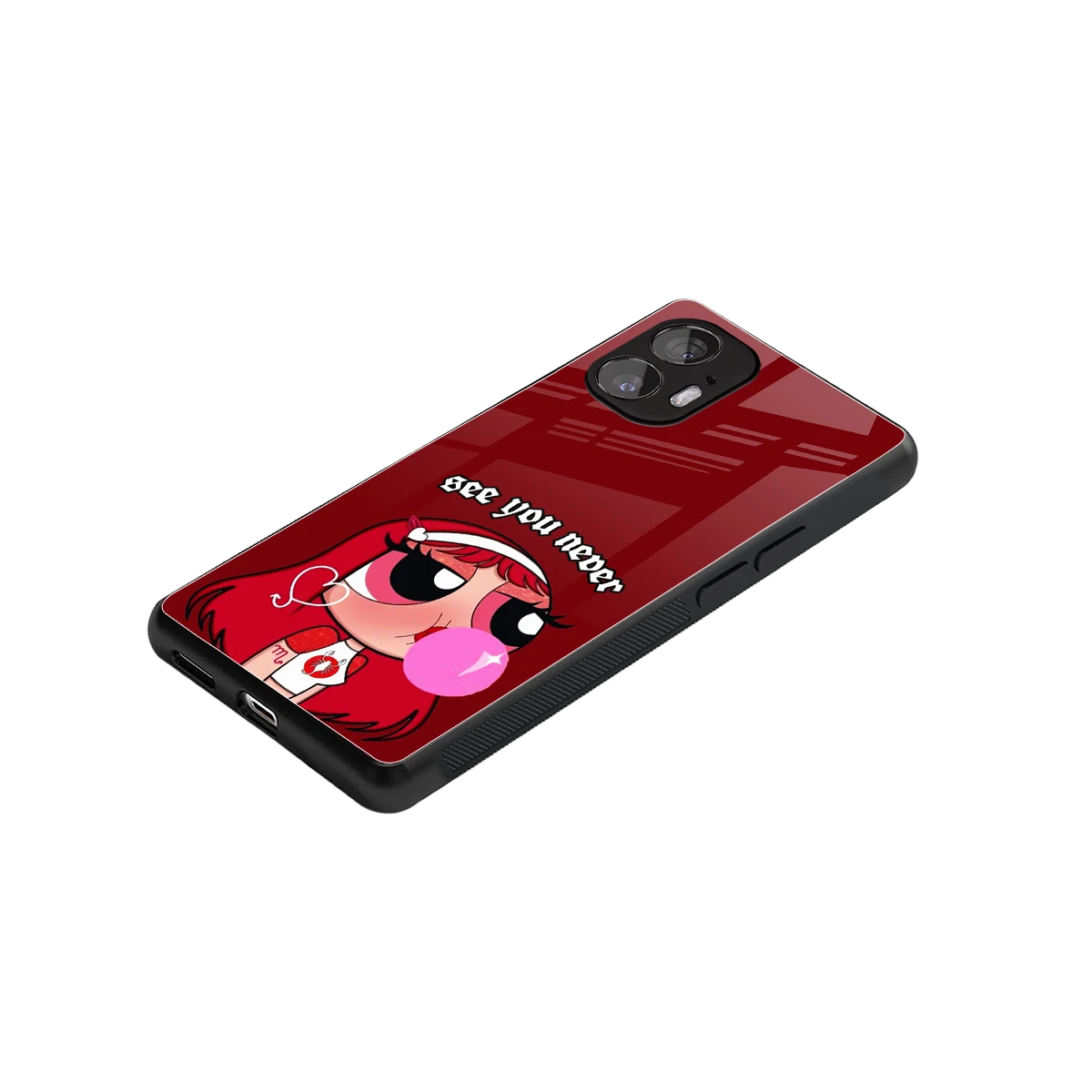 See You Never stylish phone case for nothing phone 2 | glossy glass and slim fit