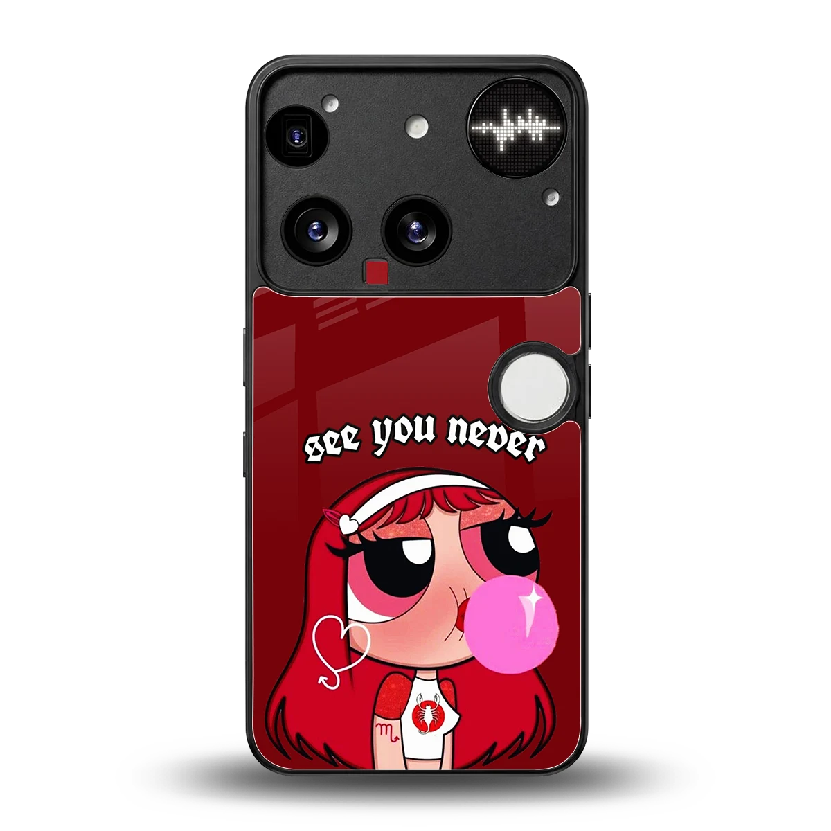 See You Never back phone cover | glass case for nothing phone 3