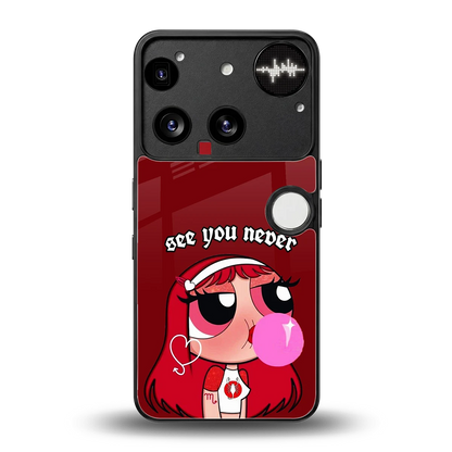 See You Never back phone cover | glass case for nothing phone 3