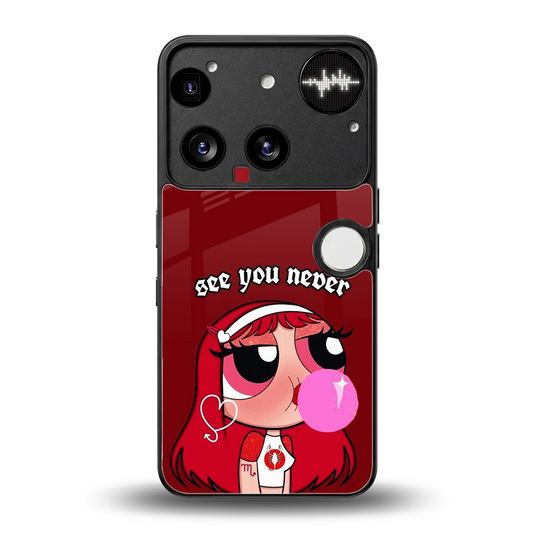 See You Never back phone cover | glass case for nothing phone 3