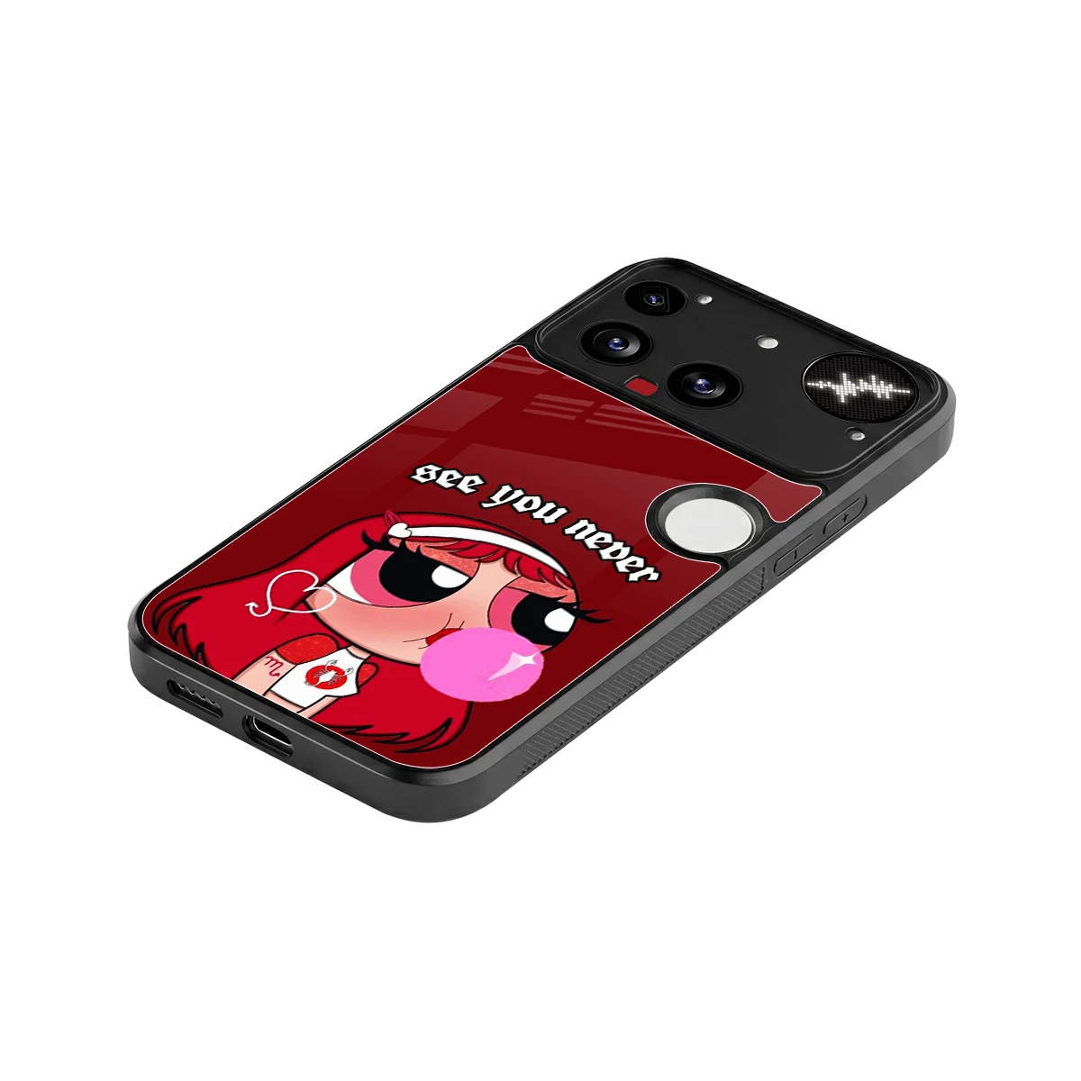 See You Never stylish phone case for nothing phone 3 | glossy glass and slim fit