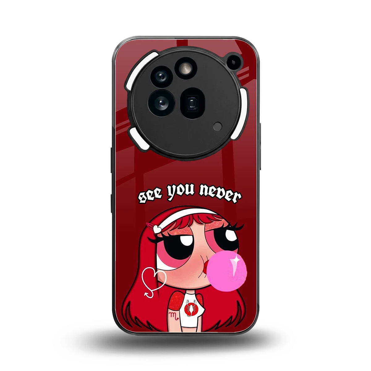 See You Never back phone cover | glass case for nothing phone 3a pro