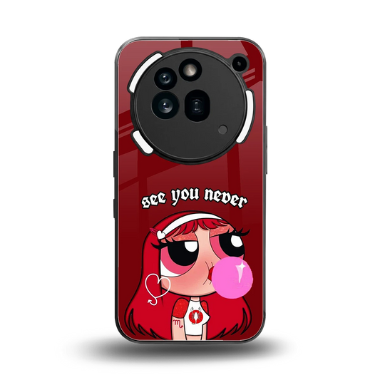 See You Never back phone cover | glass case for nothing phone 3a pro