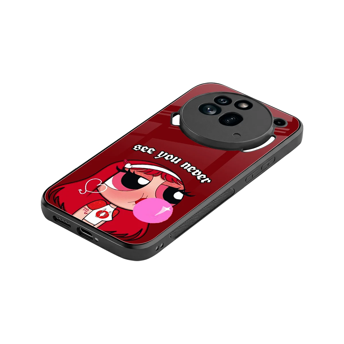 See You Never stylish phone case for nothing phone 3a pro | glossy glass and slim fit