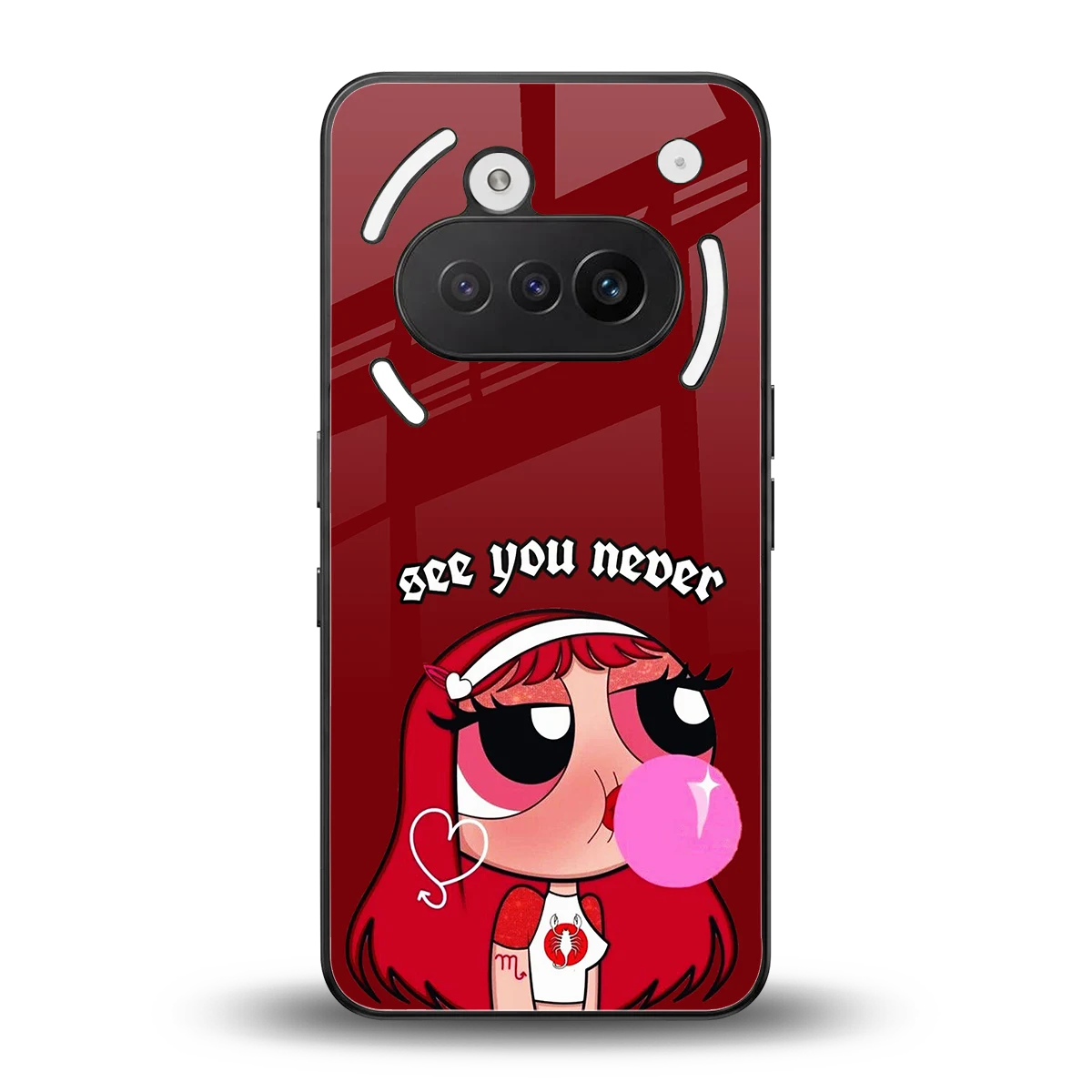 See You Never back phone cover | glass case for nothing phone 3a