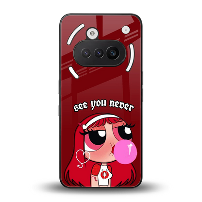 See You Never back phone cover | glass case for nothing phone 3a