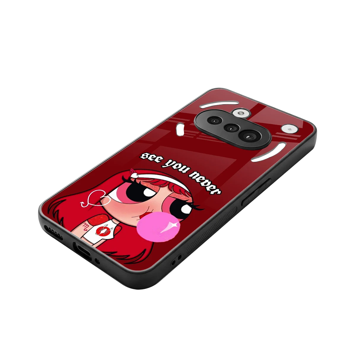 See You Never stylish phone case for nothing phone 3a | glossy glass and slim fit