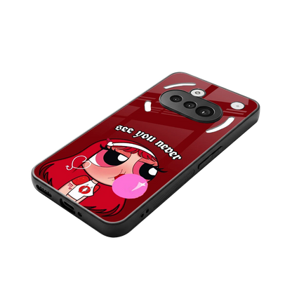See You Never stylish phone case for nothing phone 3a | glossy glass and slim fit