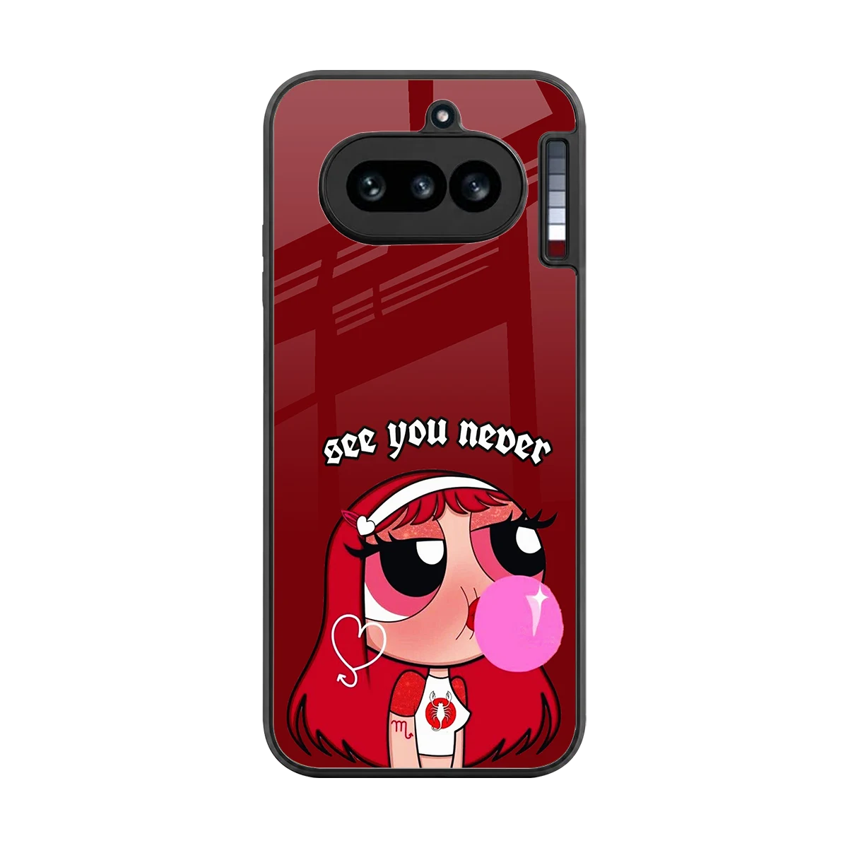 See You Never back phone cover | glass case for nothing phone 4a