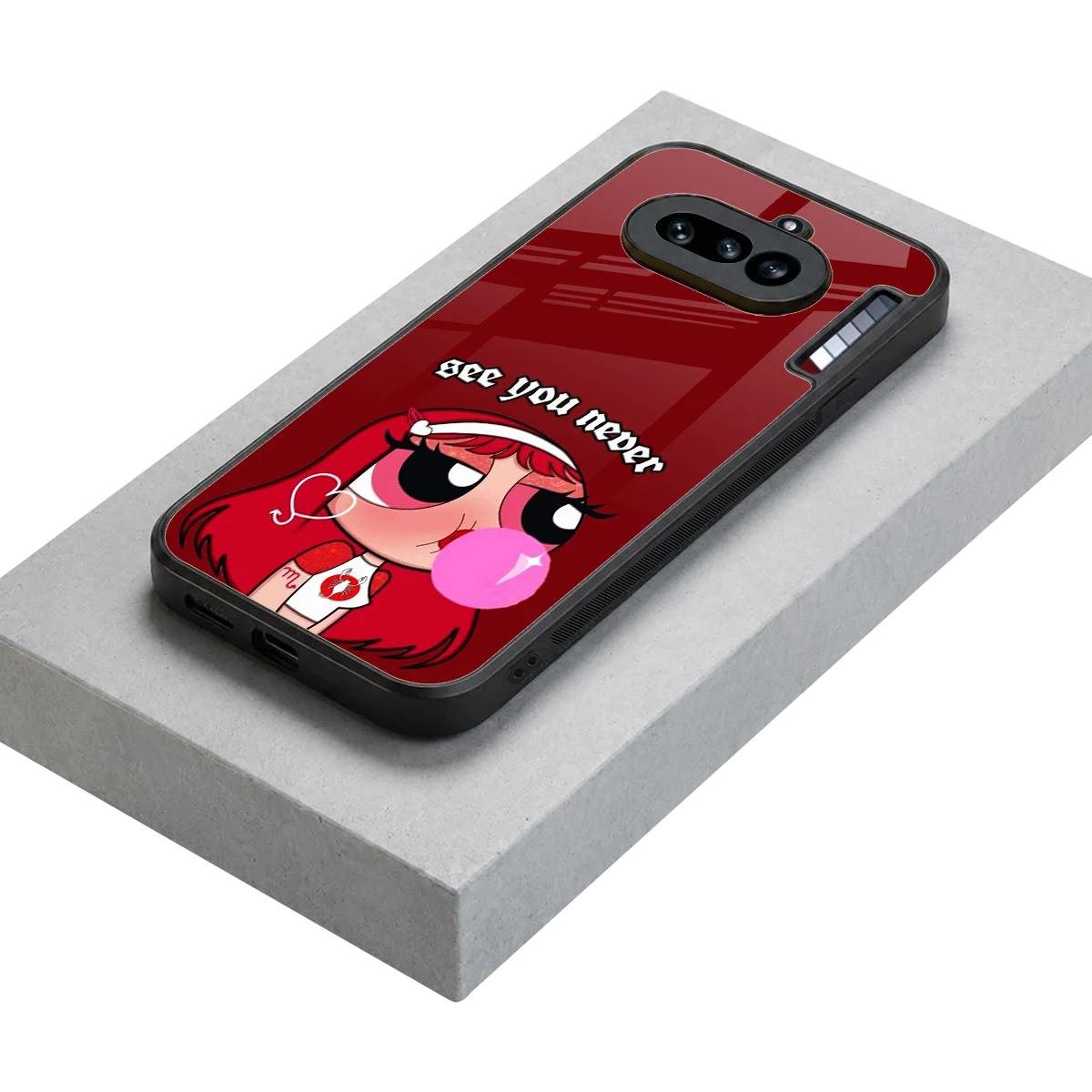 See You Never stylish phone case for nothing phone 4a | glossy glass and slim fit