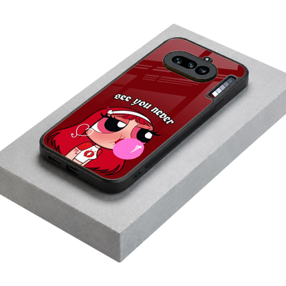See You Never stylish phone case for nothing phone 4a | glossy glass and slim fit