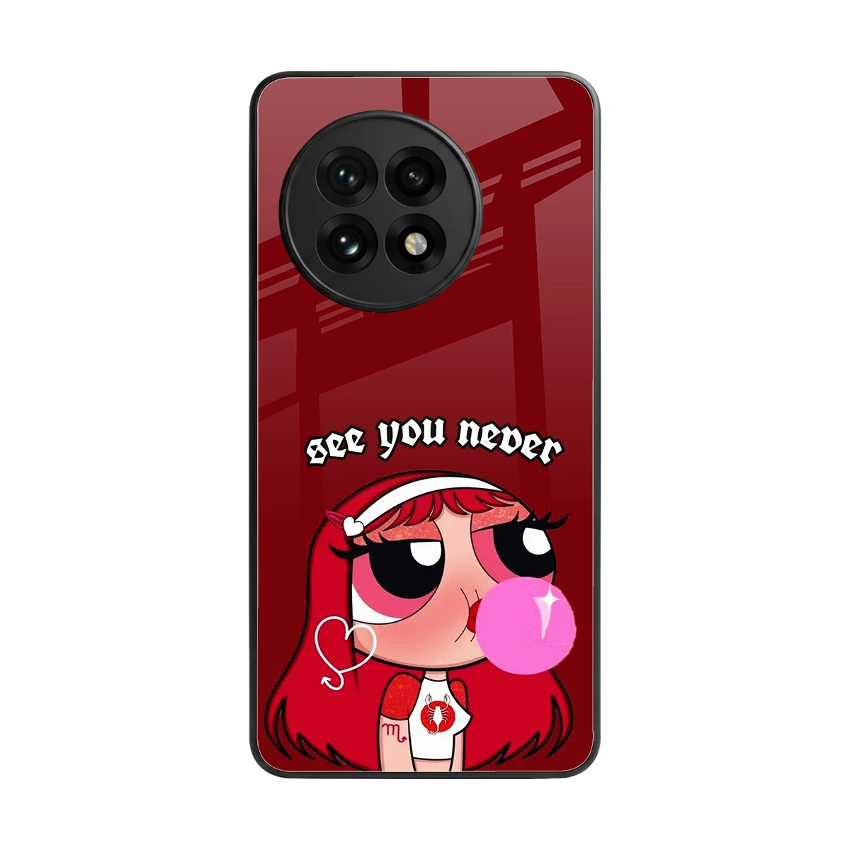 See You Never back phone cover | glass case for oneplus 13r