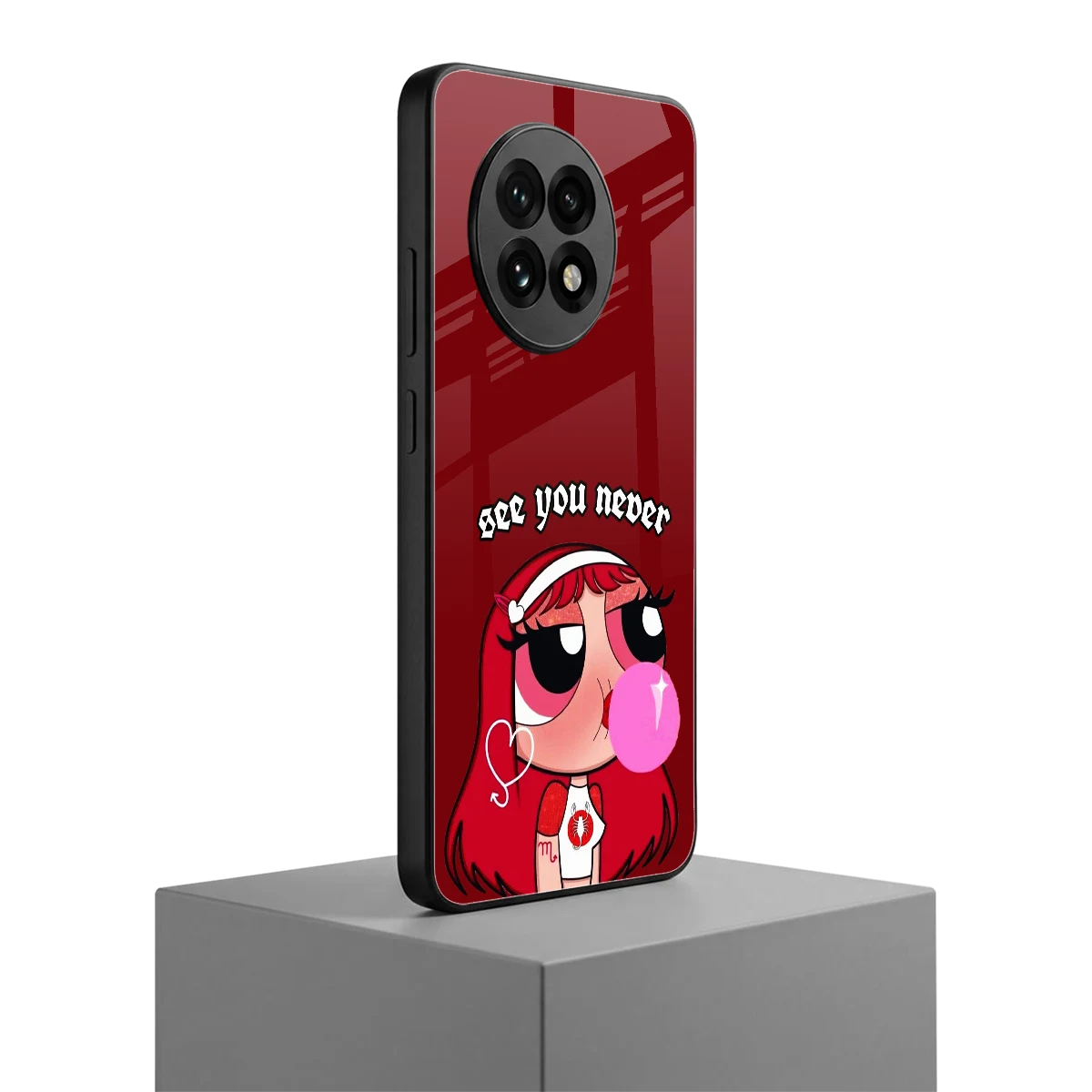 See You Never oneplus 13r mobile cover | shockproof glass phone case