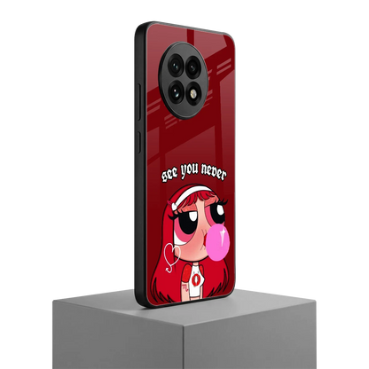 See You Never oneplus 13r mobile cover | shockproof glass phone case