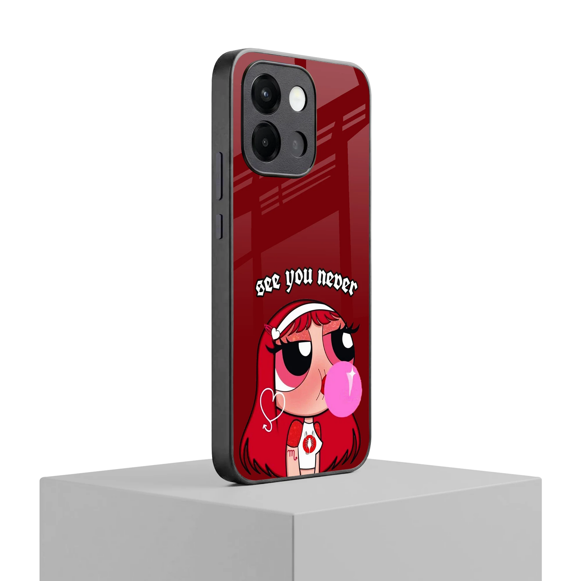 See You Never oneplus 13s mobile cover | shockproof glass phone case