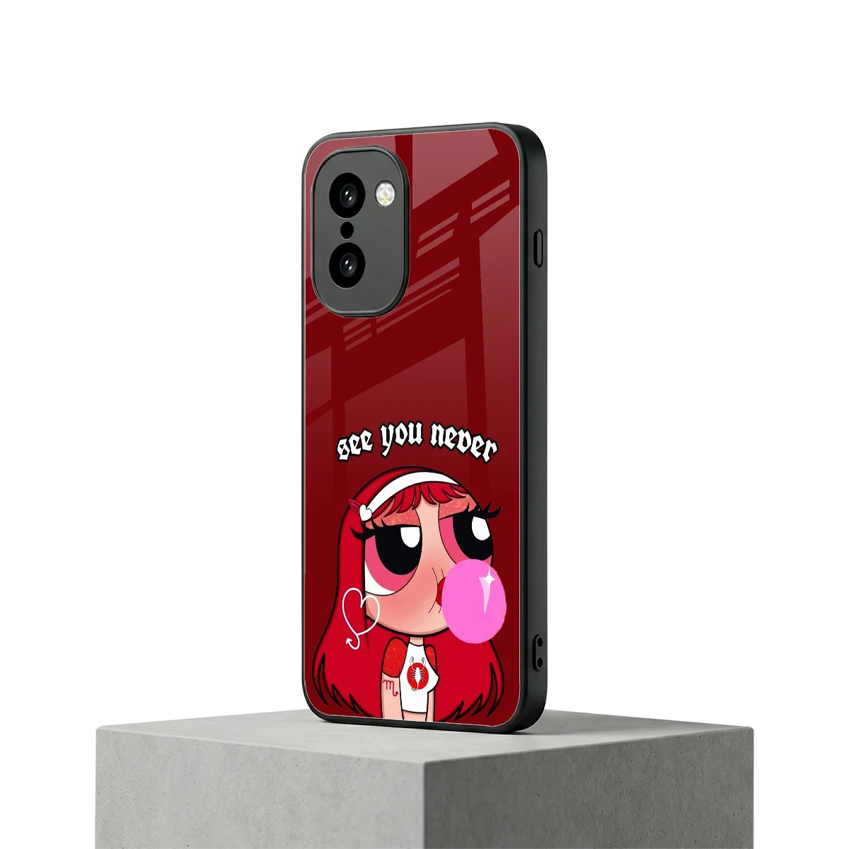 See You Never oneplus 15r mobile cover | shockproof glass phone case