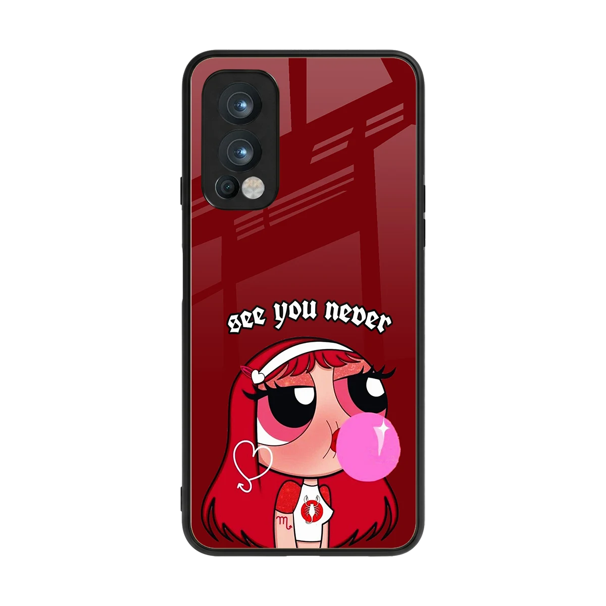 See You Never back phone cover | glass case for oneplus nord 2