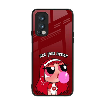 See You Never back phone cover | glass case for oneplus nord 2