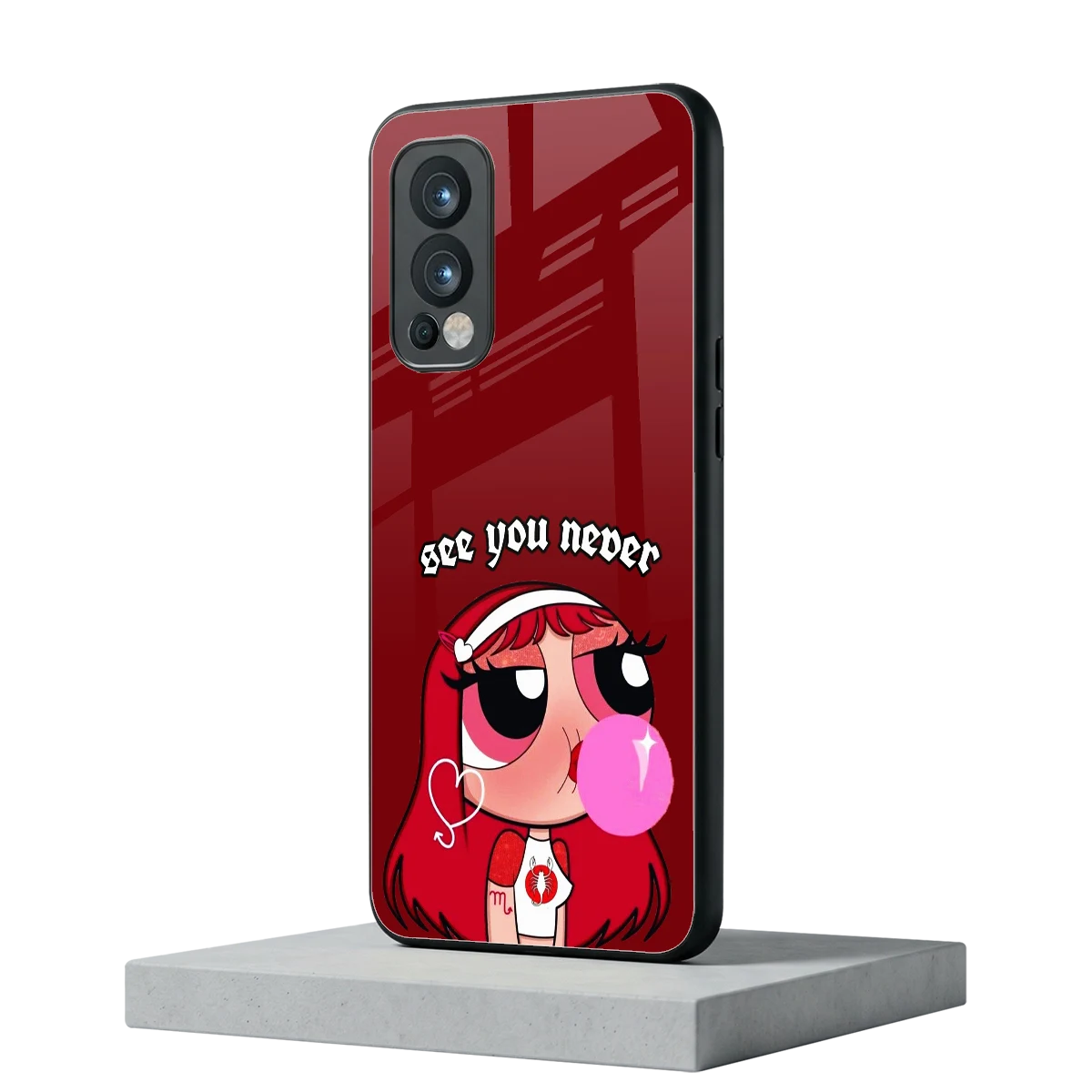 See You Never oneplus nord 2 mobile cover | shockproof glass phone case