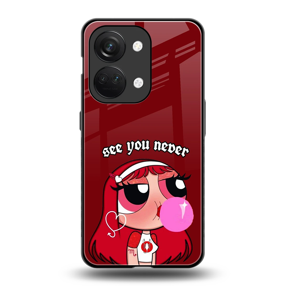 See You Never back phone cover | glass case for oneplus nord 3