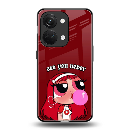 See You Never back phone cover | glass case for oneplus nord 3