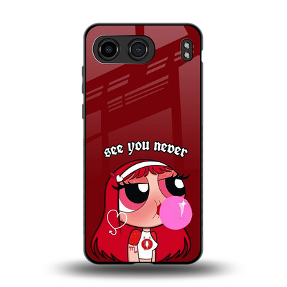 See You Never back phone cover | glass case for oneplus nord 4