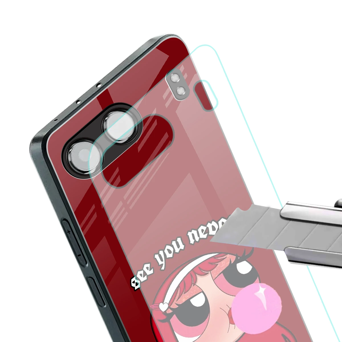 See You Never stylish phone case for oneplus nord 4 | glossy glass and slim fit