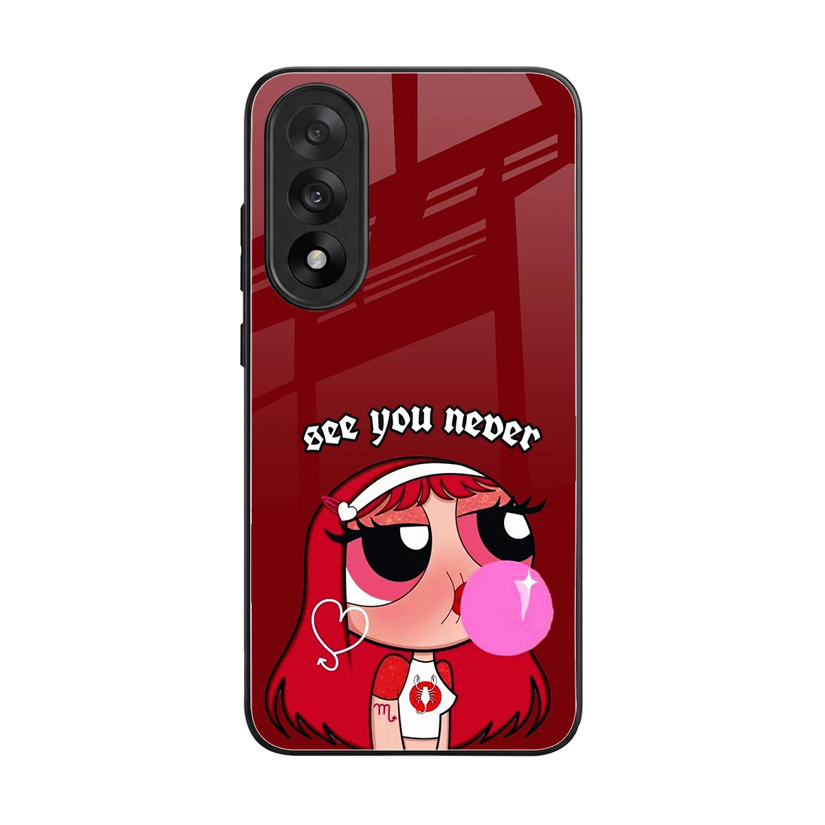 See You Never back phone cover | glass case for oneplus nord 5