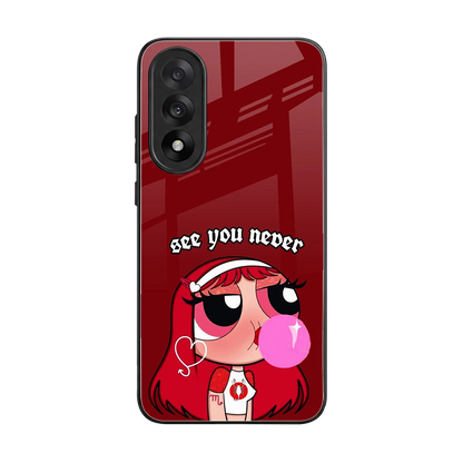 See You Never back phone cover | glass case for oneplus nord 5