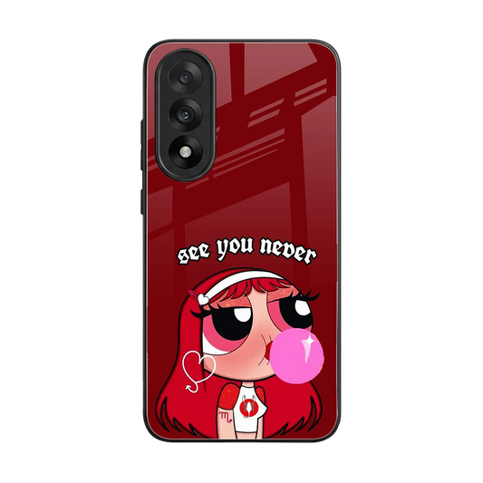 See You Never back phone cover | glass case for oneplus nord 5