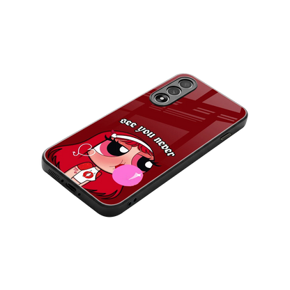 See You Never stylish phone case for oneplus nord 5 | glossy glass and slim fit