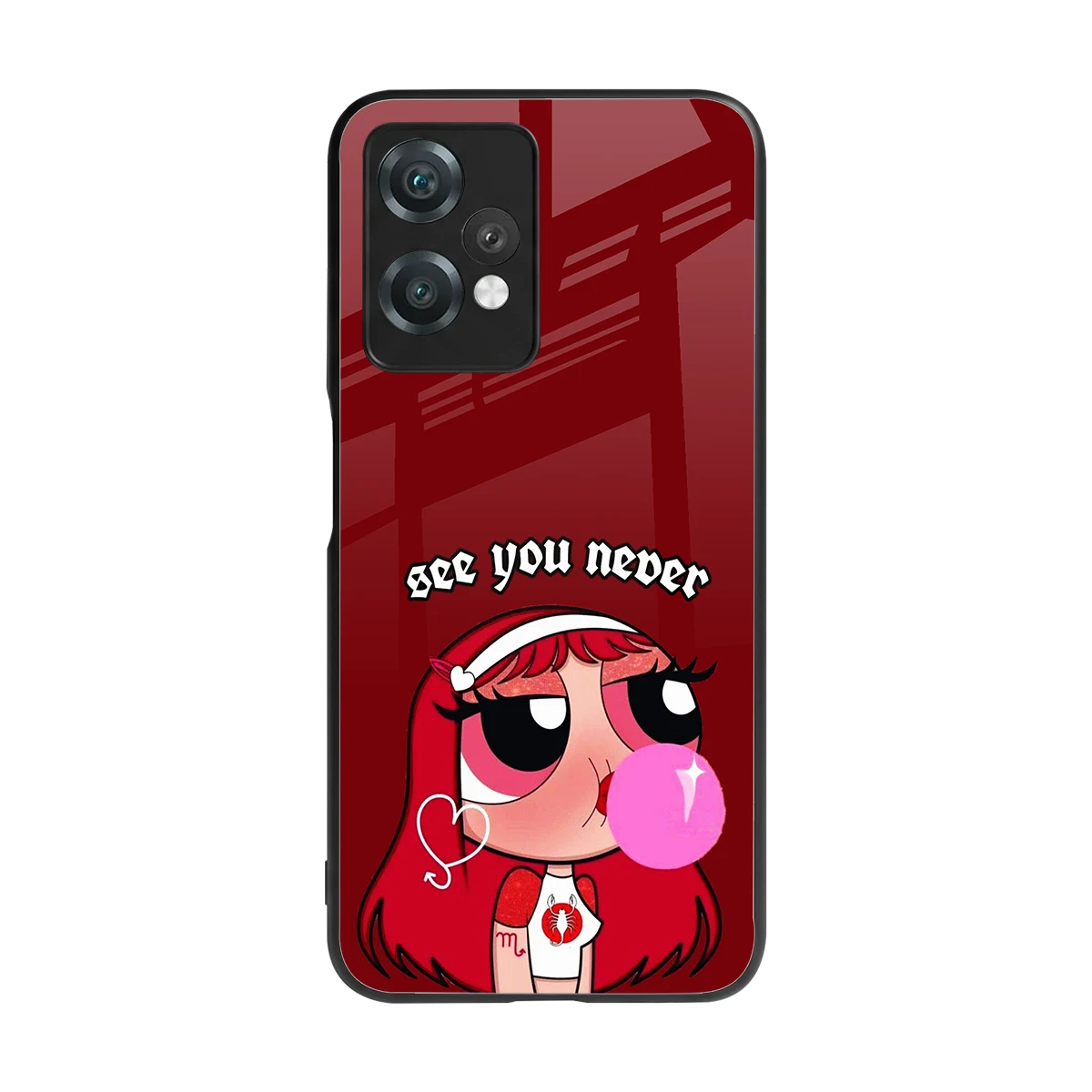 See You Never back phone cover | glass case for oneplus nord ce 2 lite