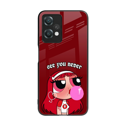 See You Never back phone cover | glass case for oneplus nord ce 2 lite