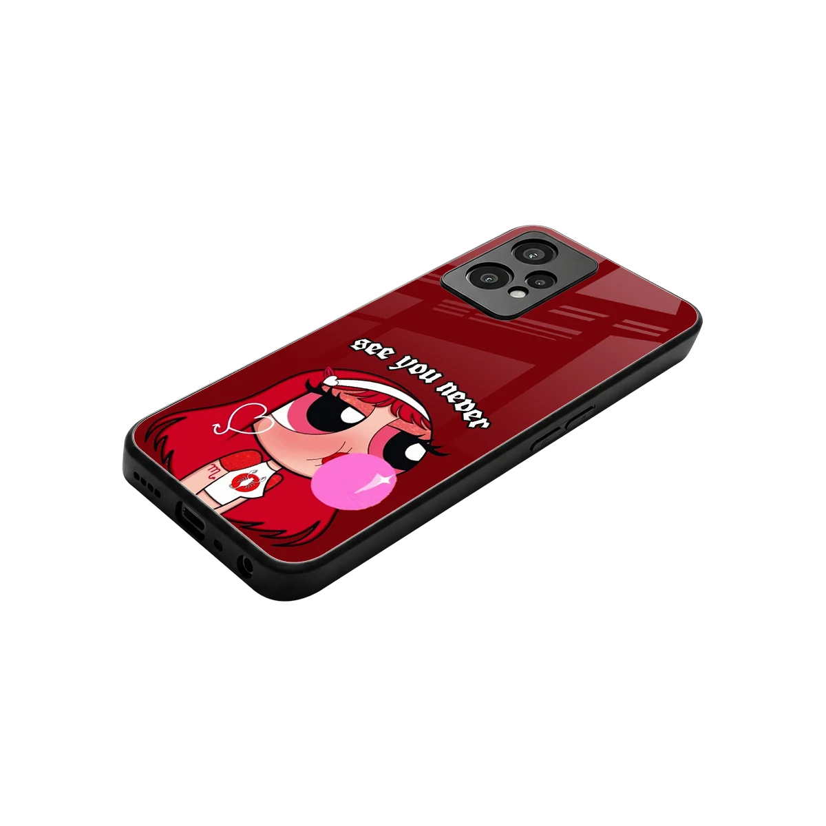 See You Never stylish phone case for oneplus nord ce 2 lite | glossy glass and slim fit