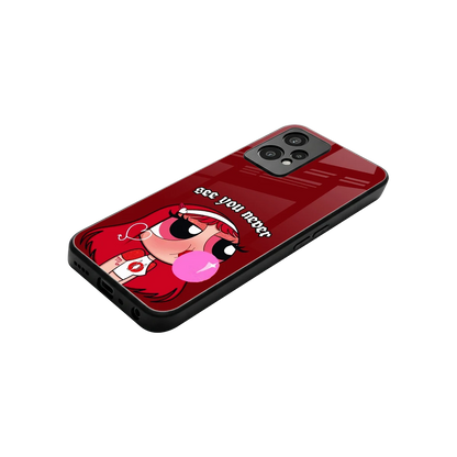 See You Never stylish phone case for oneplus nord ce 2 lite | glossy glass and slim fit