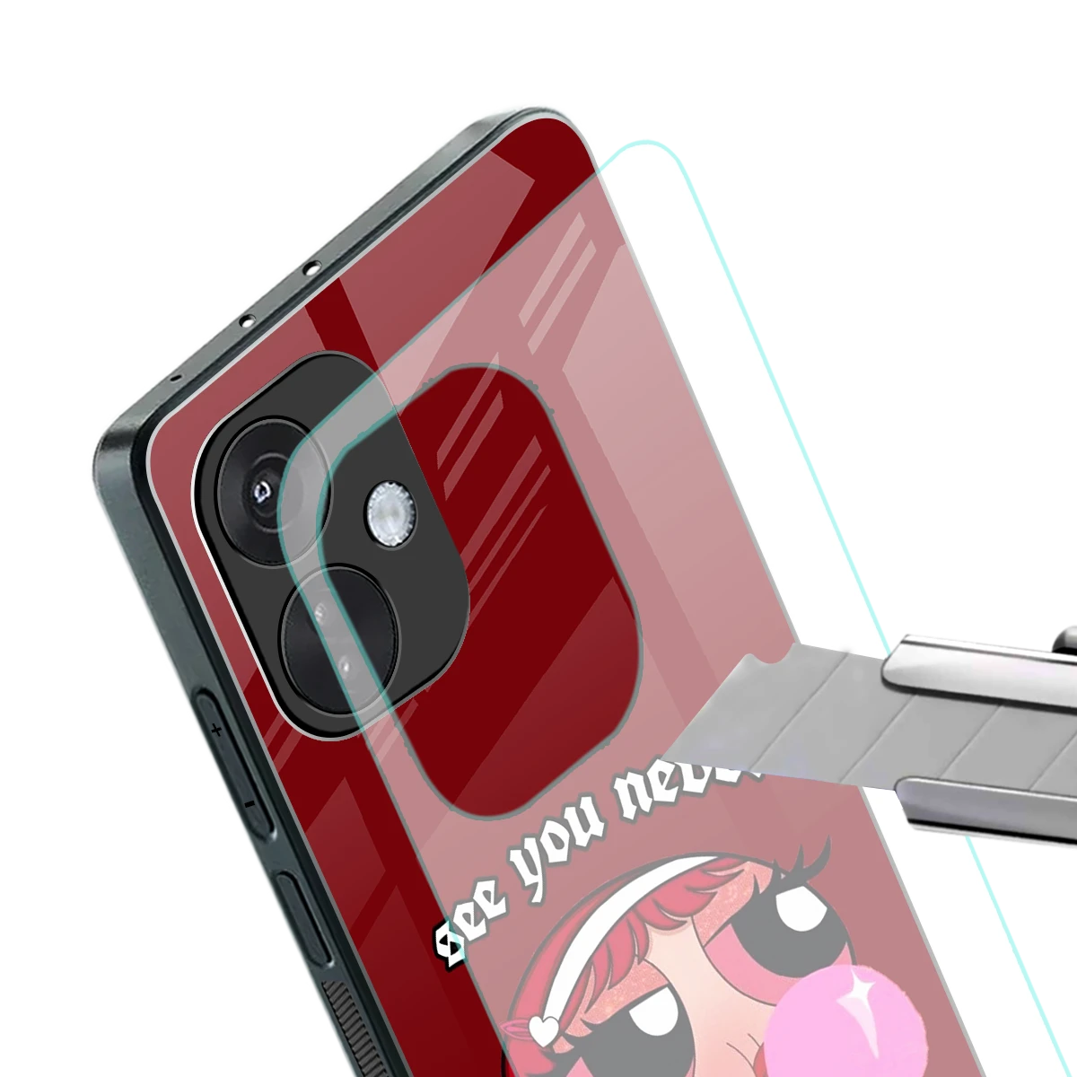 See You Never stylish phone case for oneplus nord ce 3 | glossy glass and slim fit