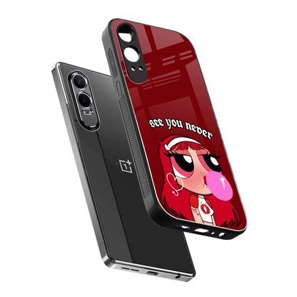See You Never sleek oneplus nord ce 4 lite cover with tempered glass back and TPU edges