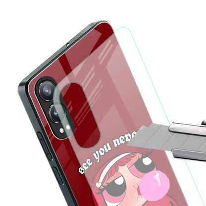 See You Never stylish phone case for oneplus nord ce 4 lite | glossy glass and slim fit