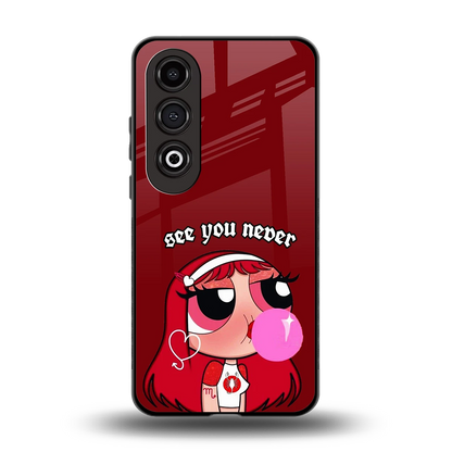 See You Never back phone cover | glass case for oneplus nord ce 4