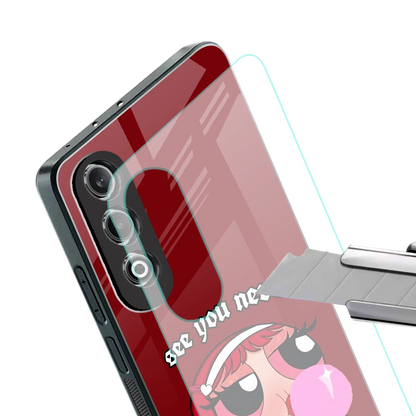 See You Never stylish phone case for oneplus nord ce 4 | glossy glass and slim fit