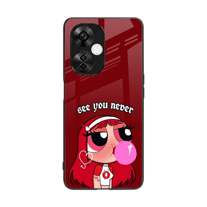 See You Never back phone cover | glass case for oneplus nord ce 3 lite