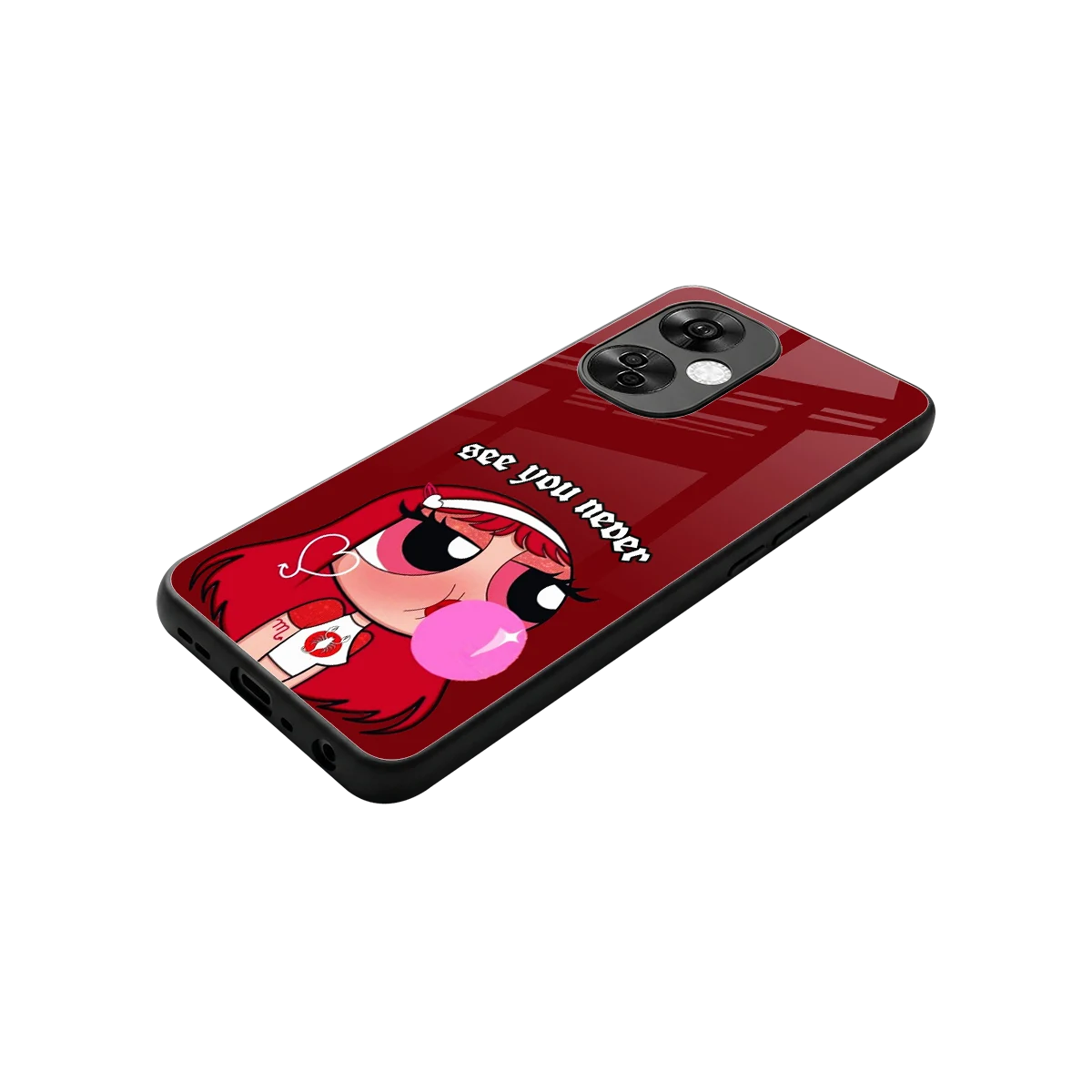 See You Never stylish phone case for oneplus nord ce 3 lite | glossy glass and slim fit