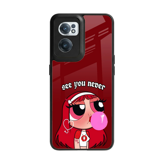 See You Never back phone cover | glass case for oneplus nord ce 2
