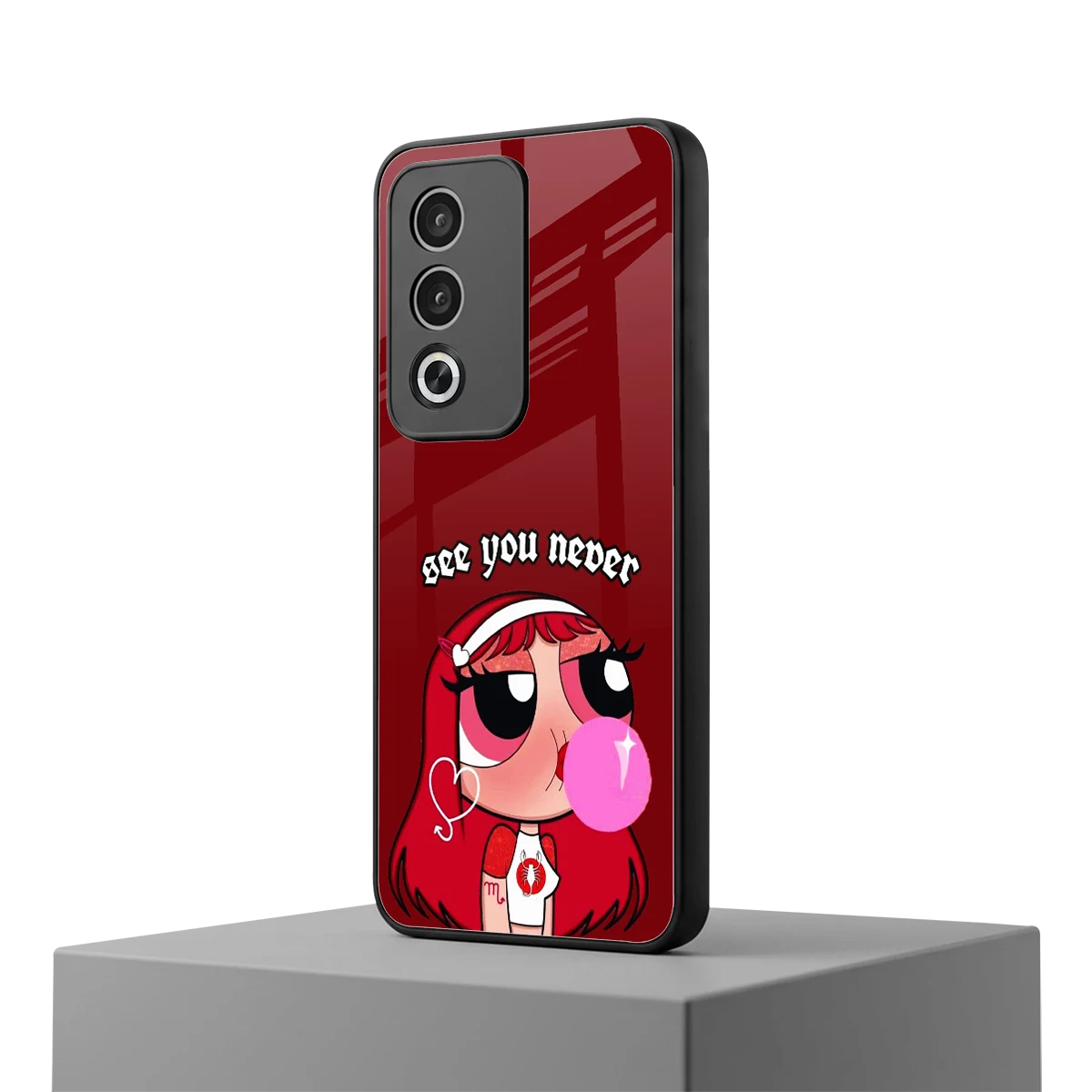 See You Never oppo a3 pro mobile cover | shockproof glass phone case