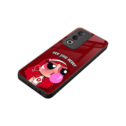 See You Never stylish phone case for oppo a3 pro | glossy glass and slim fit
