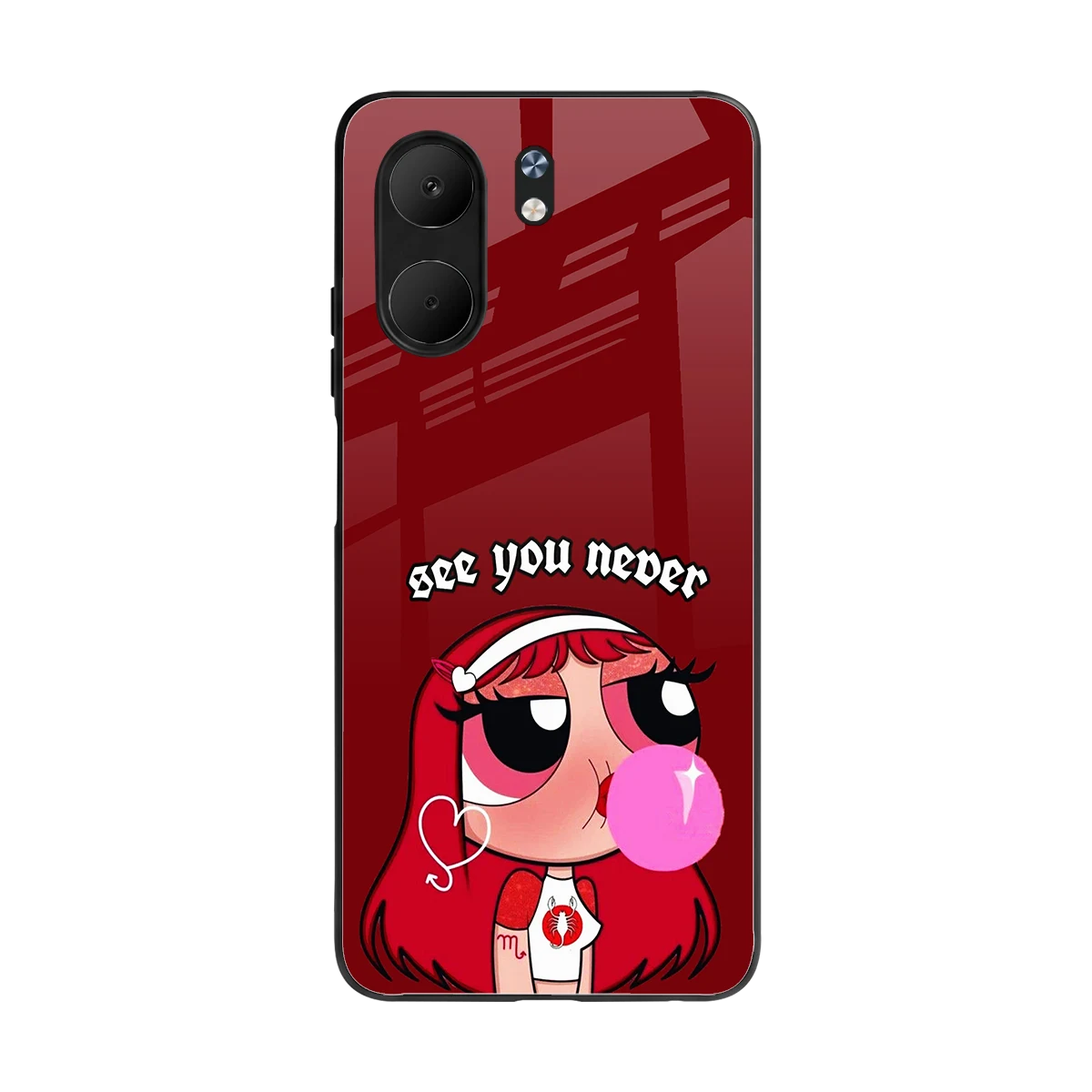 See You Never back phone cover | glass case for oppo a5x 5g