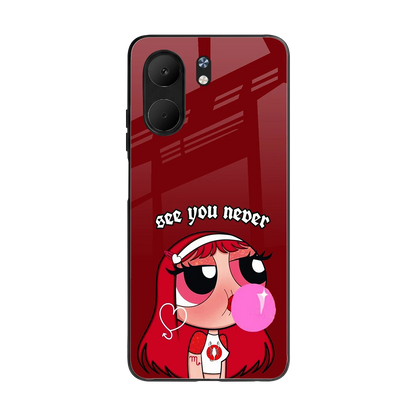 See You Never back phone cover | glass case for oppo a5x 5g