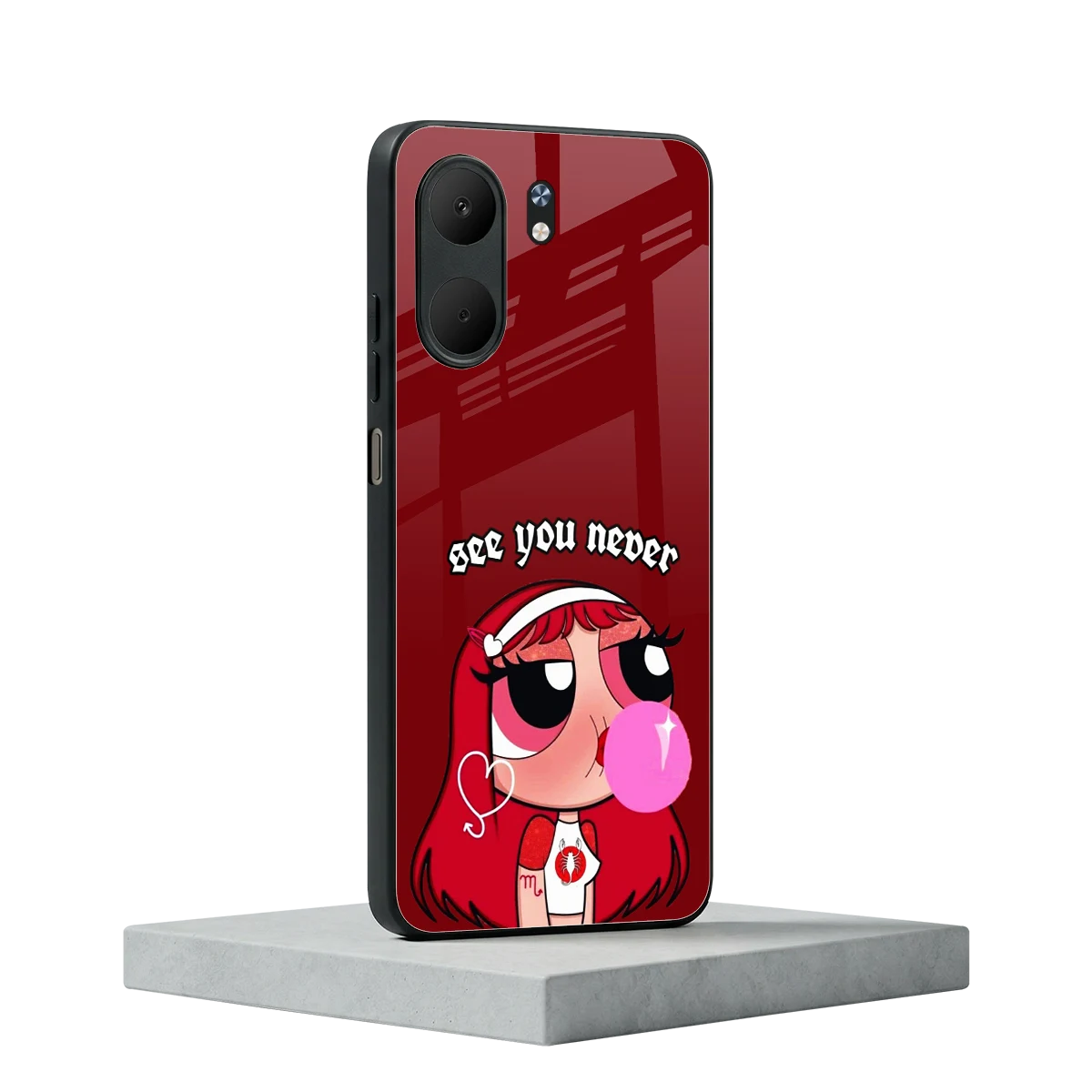 See You Never oppo a5x 5g mobile cover | shockproof glass phone case